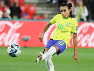 Brazílska futbalistka Marta.