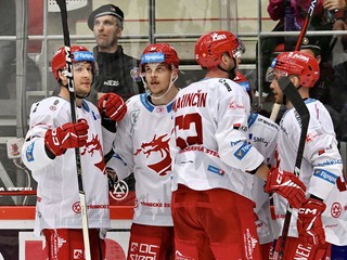 Hokejisti HC Oceláři Třinec.
