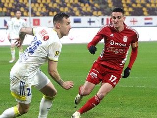 Róbert Polievka v zápase MFK Dukla Banská Bystrica - FC Košice.
