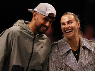 Aryna Sabalenová a Nick Kyrgios.