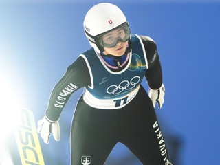 Slovenská reprezentantka v skokoch na lyžiach Mária Kira Kapustíková.