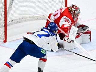Martin Faško-Rudáš v zápase Slovensko - Dánsko. 