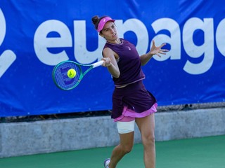 Mia Pohánková počas turnaja v Porte.