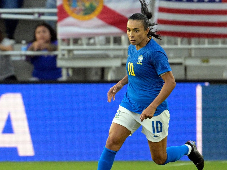 Marta v drese brazílskej reprezentácie.