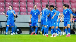 Gólová radosť izraelských futbalistov.