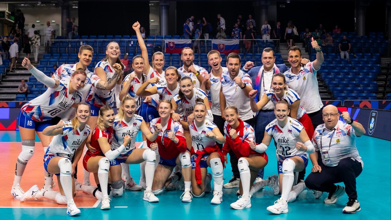 ONLINE prenos: Slovensko – Holandsko na ME vo volejbale žien 2023. 