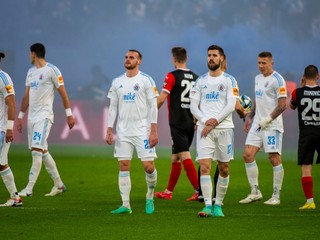 Fotka zo zápasu ŠK Slovan Bratislava - FC Spartak Trnava.