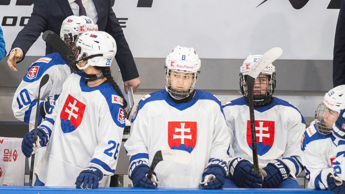 Slovenské hokejistky.