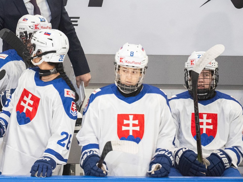 Slovenské hokejistky.
