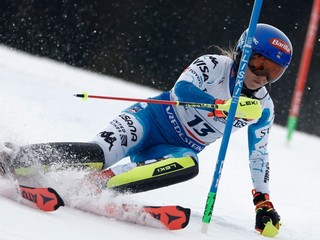 Americká lyžiarka Mikaela Shiffrinová počas MS 2025.