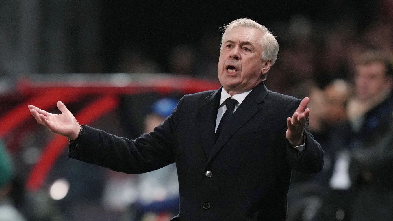 Tréner Realu Madrid Carlo Ancelotti