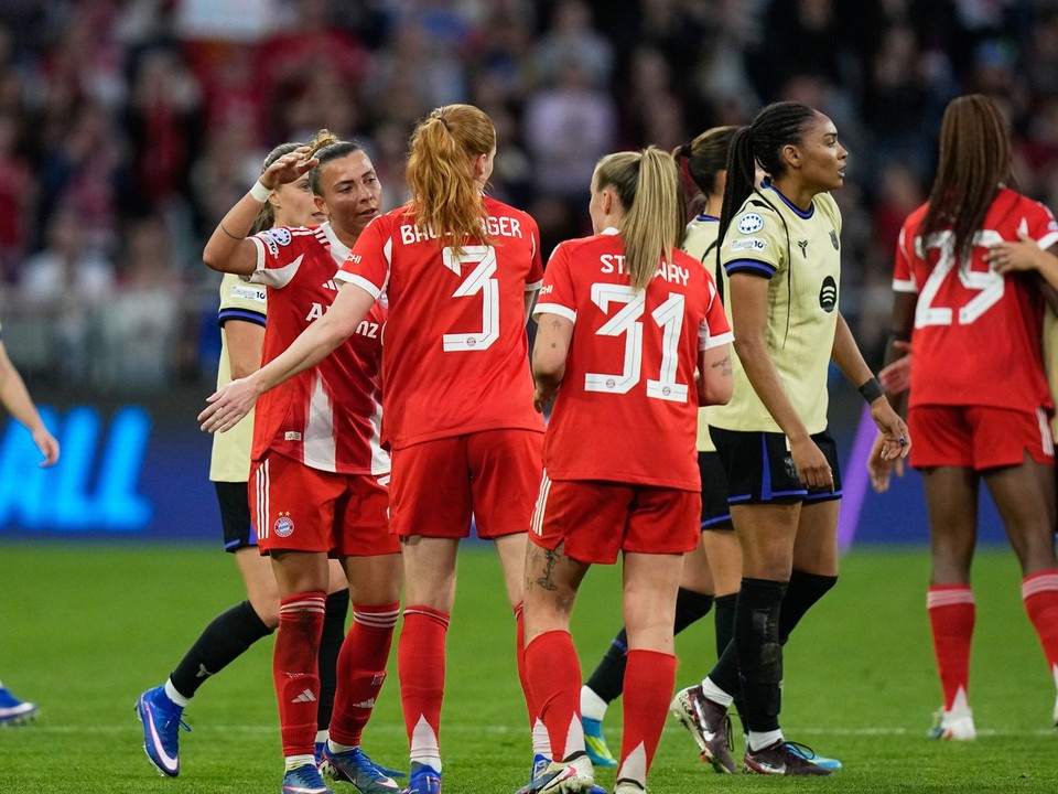 Fotka zo zápasu Bayern Mníchov- FC Barcelona.