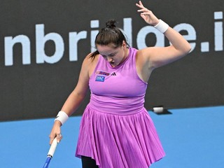 Na snímke je slovenská tenistka Viktória Hrunčáková.