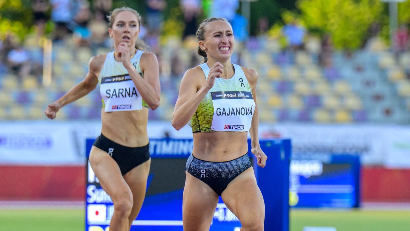 Slovenská reprezentantka v behu na 800 metrov Gabriela Gajanová 