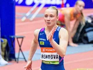 Slovenská bežkyňa Ema Bendová.
