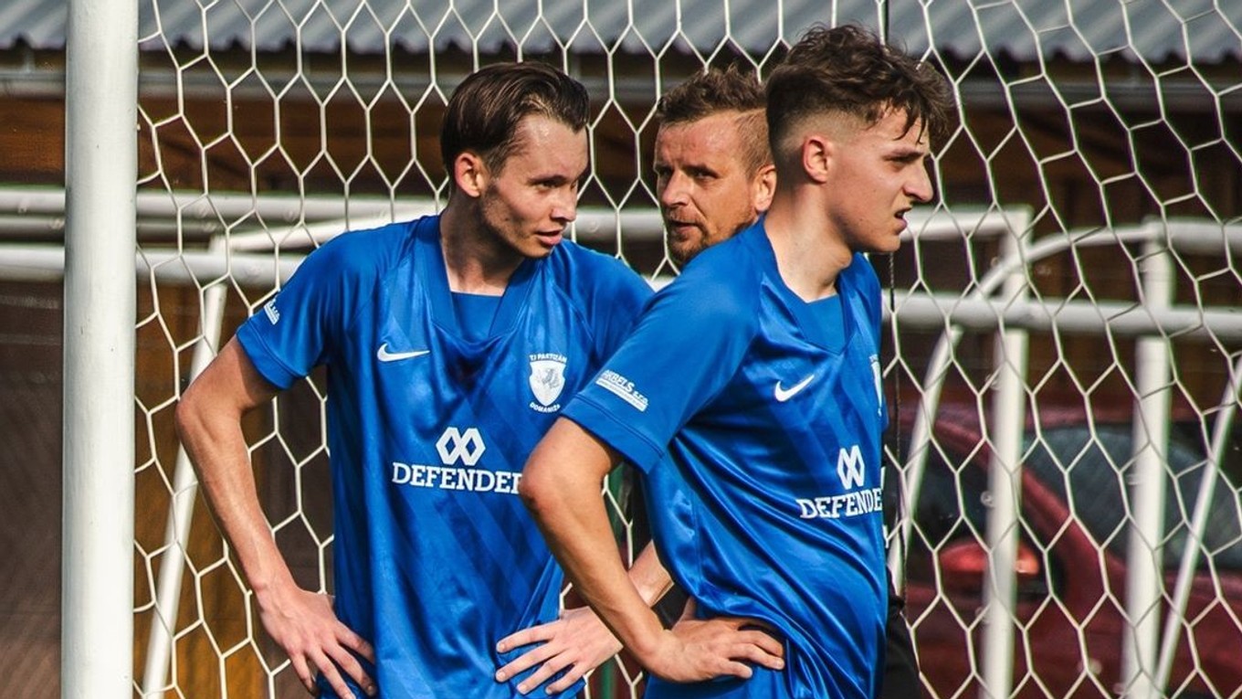 Futbalisti Domaniže.