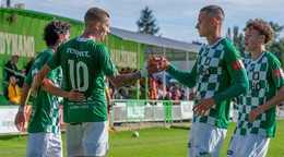 Futbalisti OFK Dynamo Malženice.