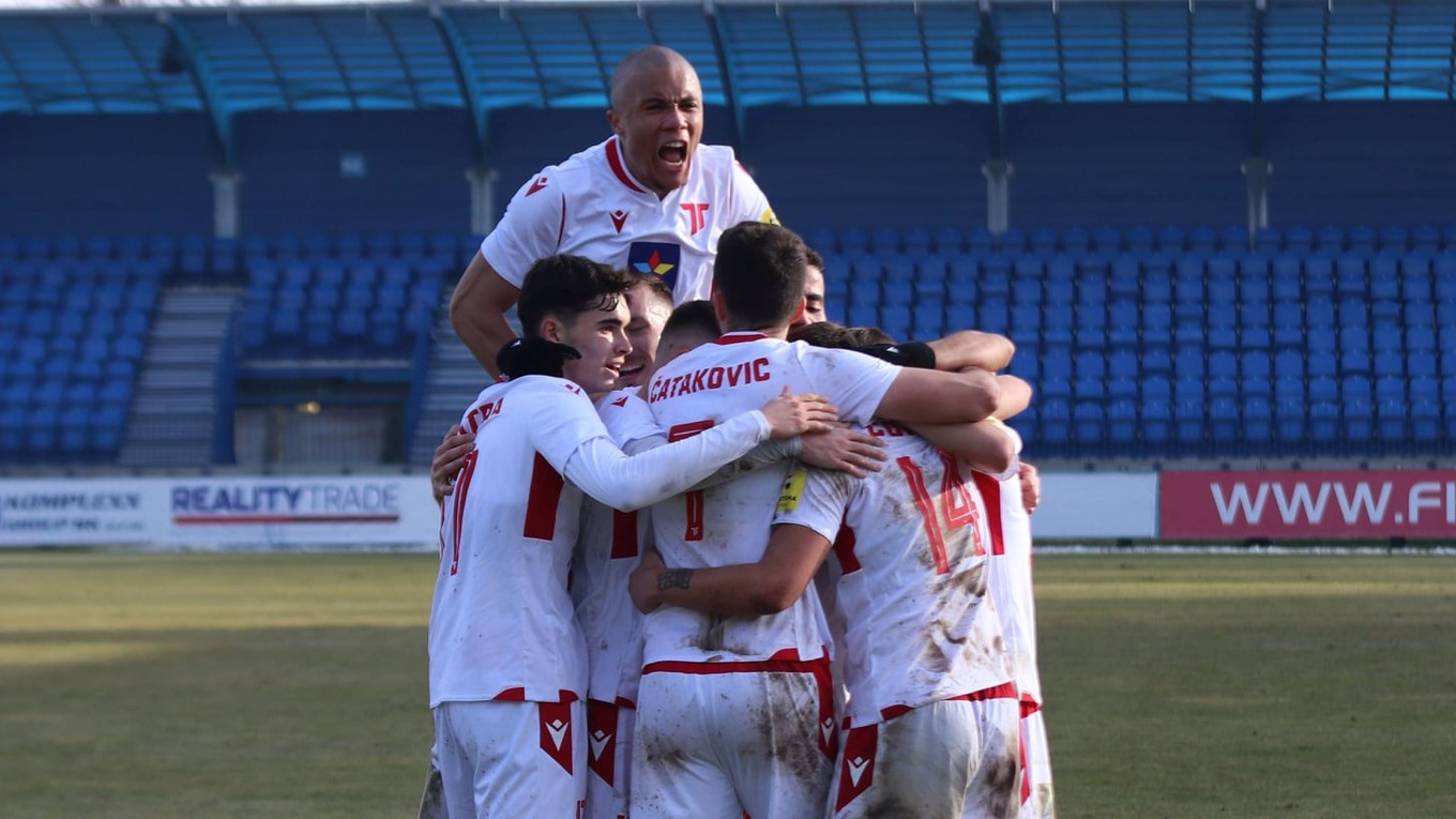 Radosť hráčov AS Trenčín.