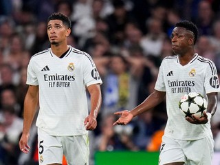 Vinicius Junior (vpravo) a Jude Bellingham.