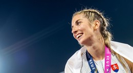 Slovenská atlétka Emma Zapletalová.