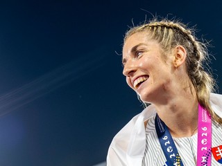 Slovenská atlétka Emma Zapletalová.