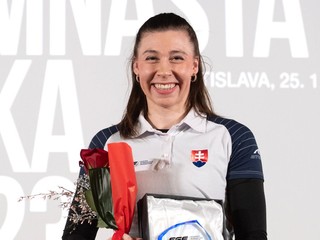 Na snímke je najlepšia gymnastka roka 2023 Barbora Mokošová.