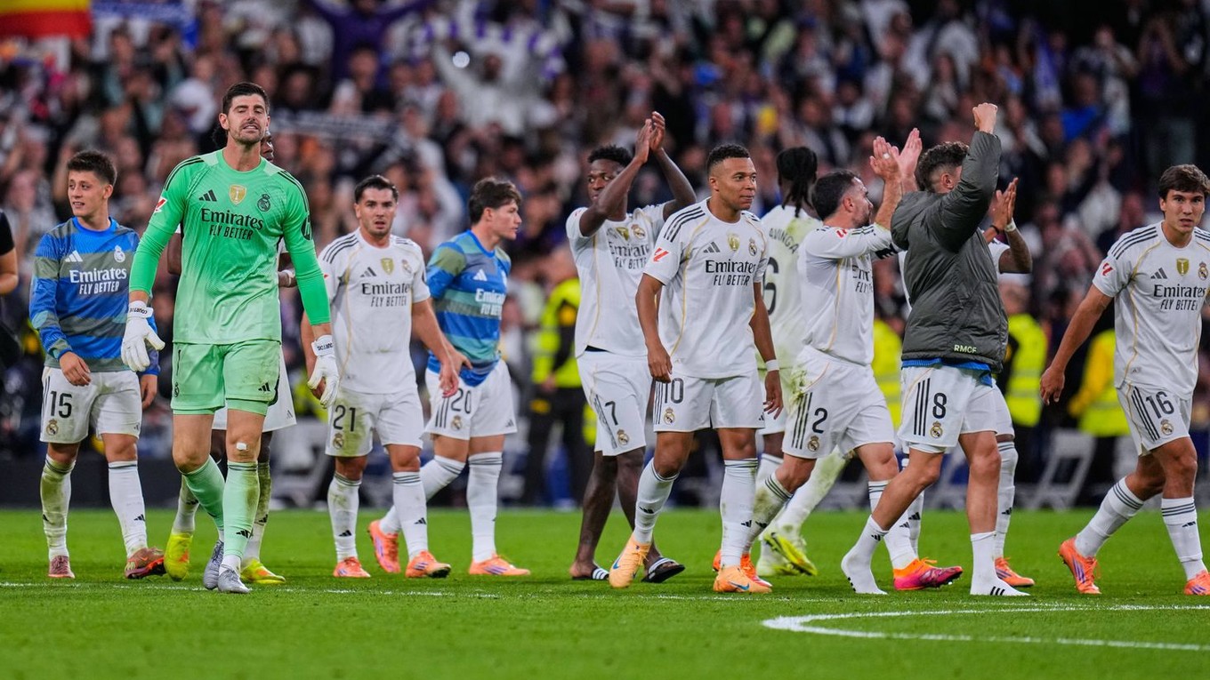 Radosť hráčov Realu Madrid