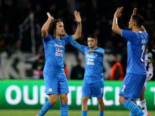 Futbalisti tímu Olympique Marseille.