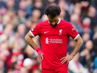 Mohamed Salah v zápase Liverpool - Crystal Palace
