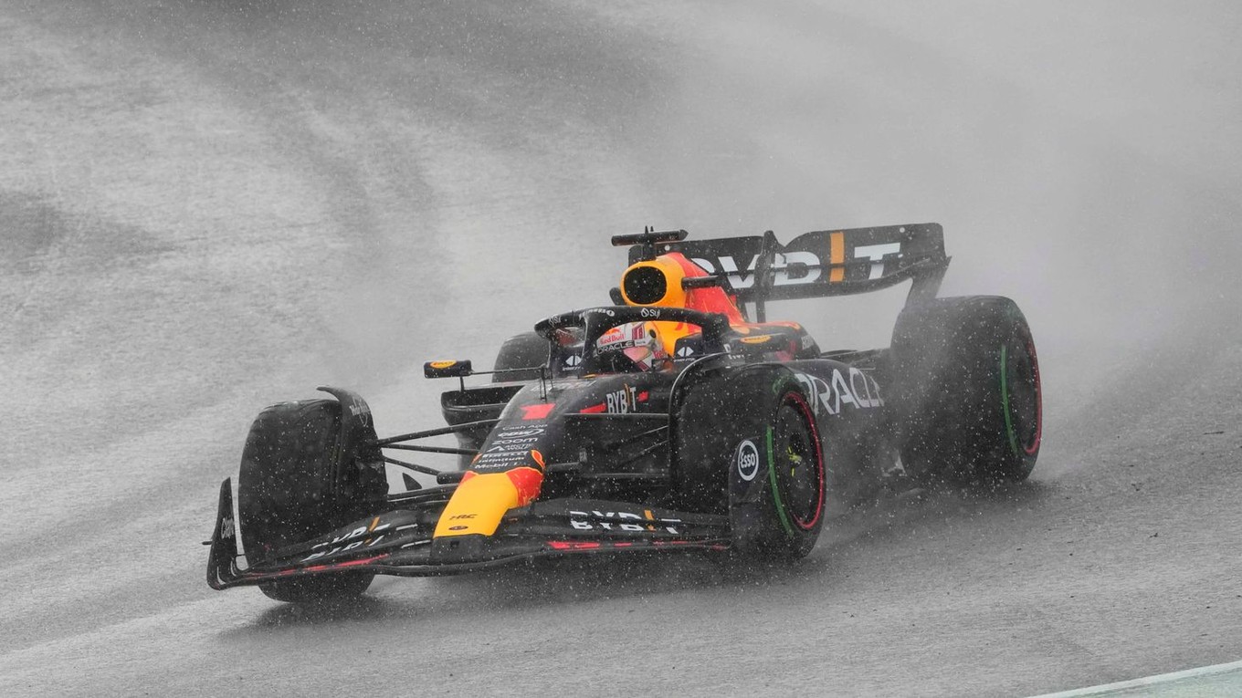 Max Verstappen na Red Bulle počas Veľkej ceny Holandska 2023.