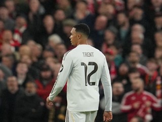 Trent Alexander-Arnold v zápase Liverpool - Real Madrid