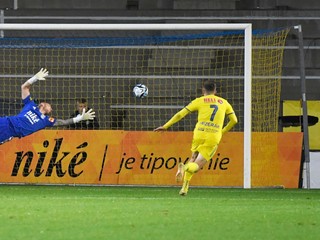 Momentka zo zápase  FC Košice - FC Spartak Trnava.