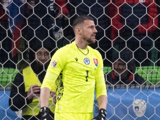Martin Dúbravka v drese Slovenska.