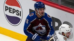 Erik Brännström v drese Colorado Avalanche.