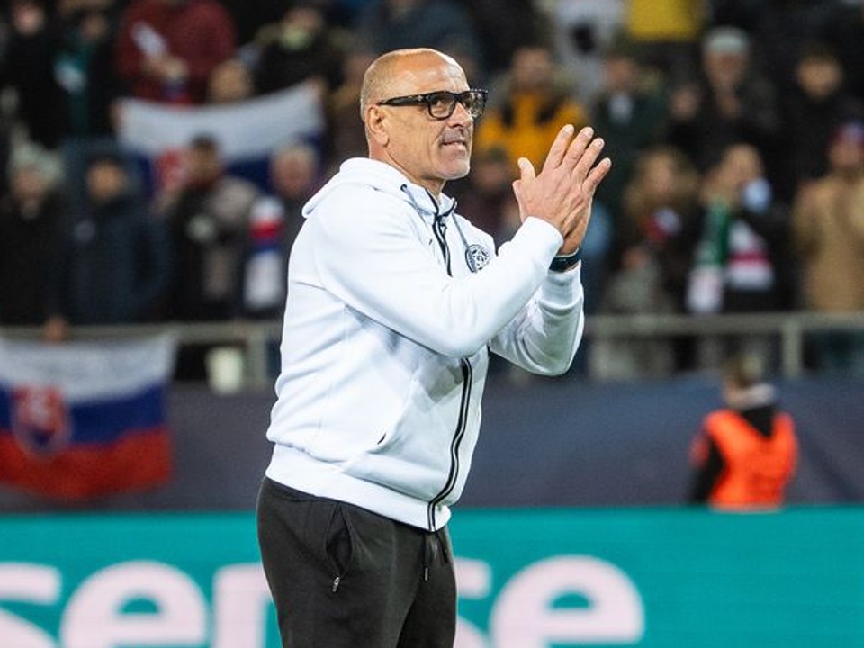 Hlavný tréner Slovenska Francesco Calzona