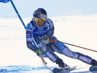 Na snímke je česká lyžiarka Ester Ledecká.