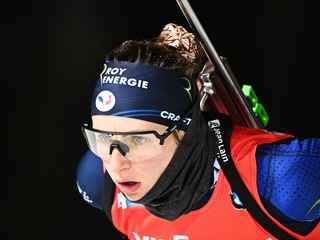 Justine Braisazová-Bouchetová počas šprintu v Östersunde.