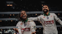 Hráči Nice sa tešia z gólu