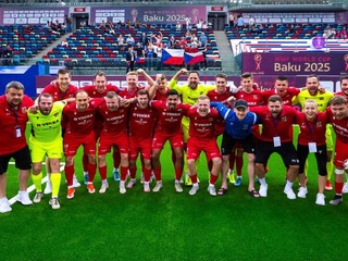 Hráči Česka na MS v malom futbale 2025