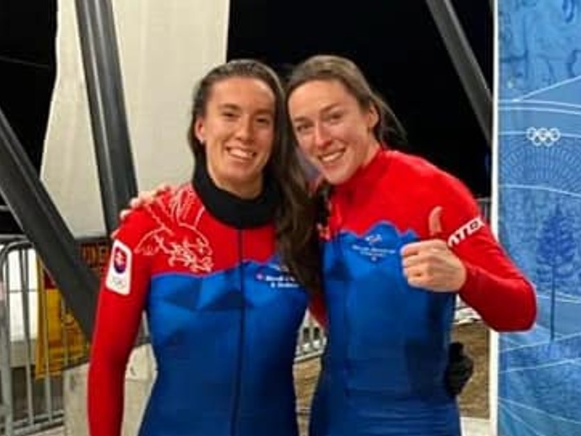 Viktória Čerňanská (vľavo) a Lucia Mokrášová.