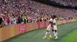 Gólová radosť Ajaxu Amsterdam.