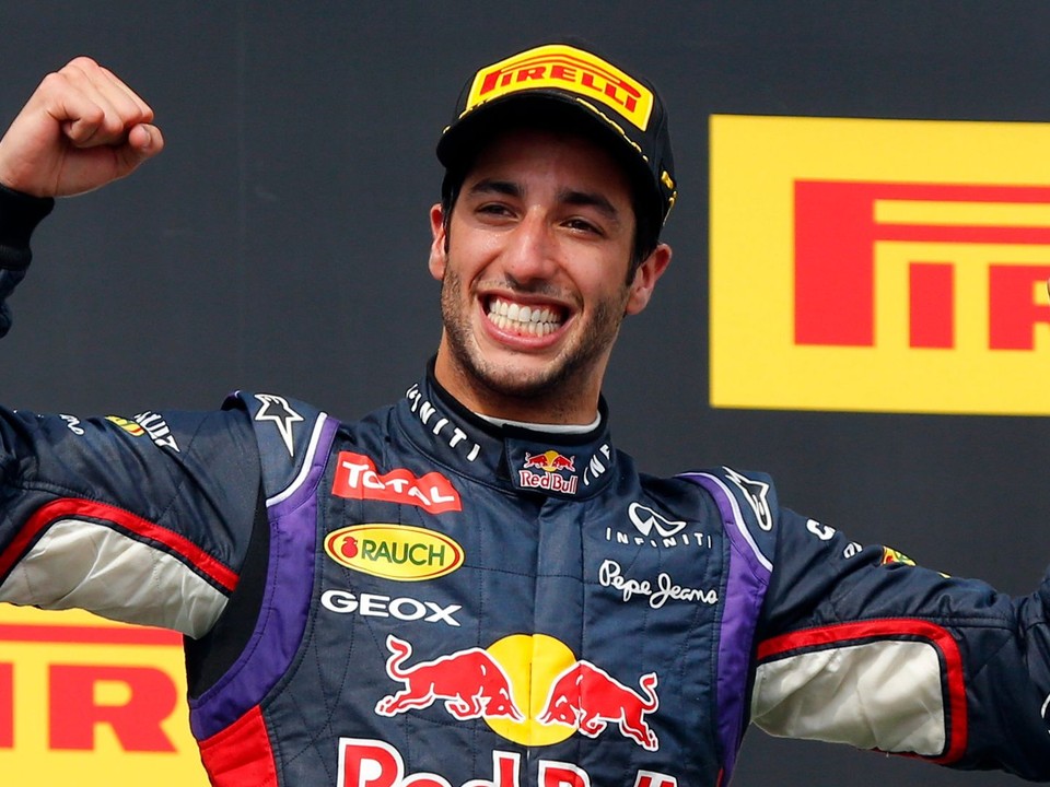 Daniel Ricciardo v 2014.