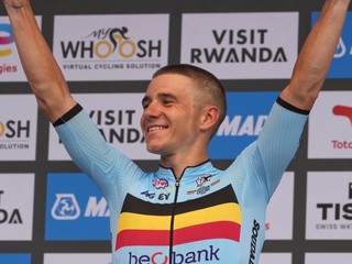 Belgický cyklista Remco Evenepoel.