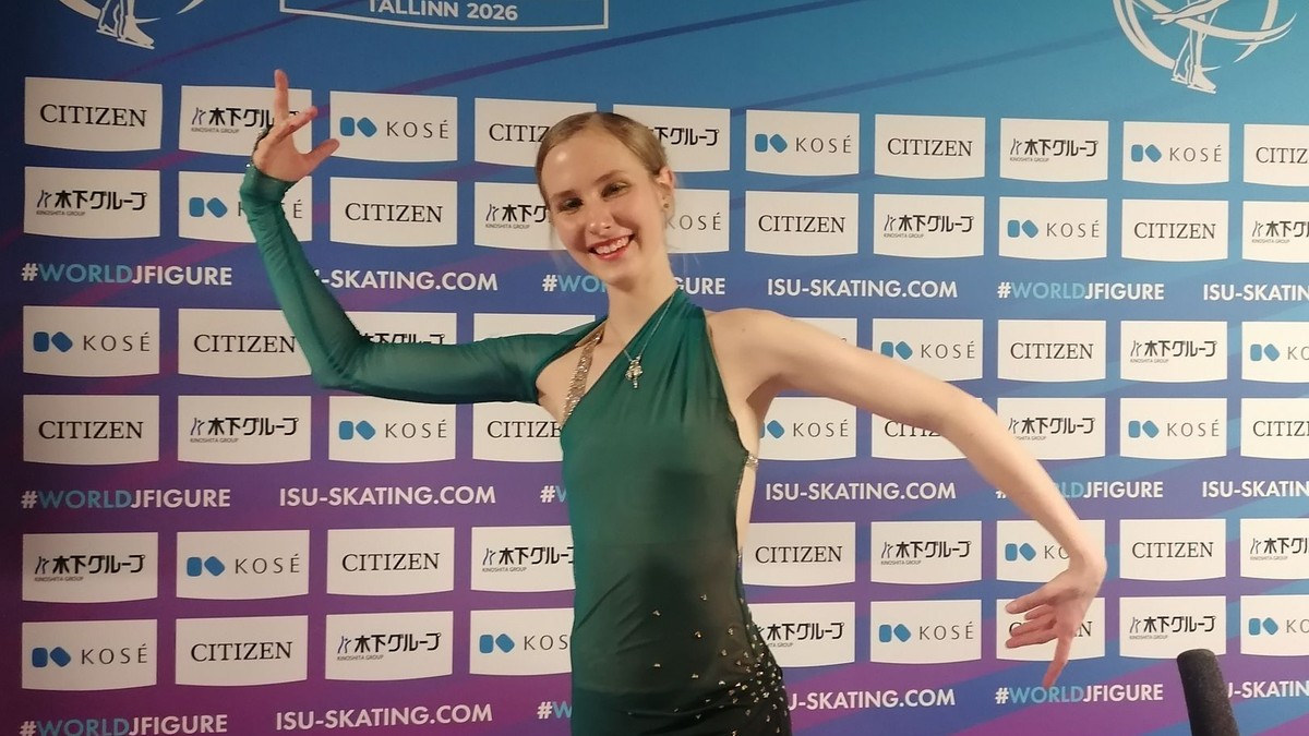 Alica Lengyelová po voľnej jazde na MS juniorov 2026.