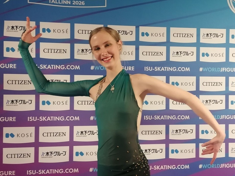 Alica Lengyelová po voľnej jazde na MS juniorov 2026.