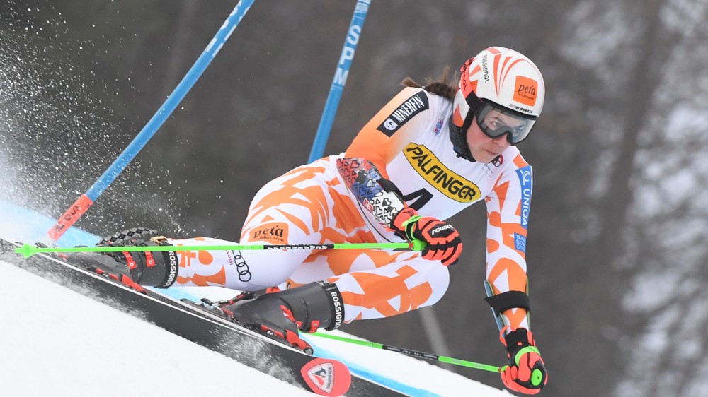 Petra Vlhová est allée aujourd’hui au 1er tour du slalom géant à Aare 2023 (résultats)