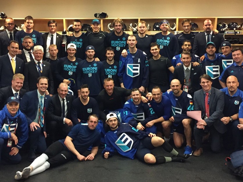 Tím Európy na Svetovom pohári v hokeji 2016. 