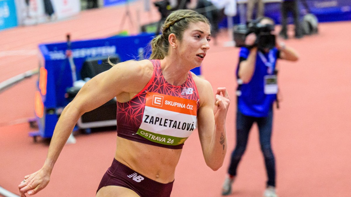 Slovenská reprezentantka Emma Zapletalová.