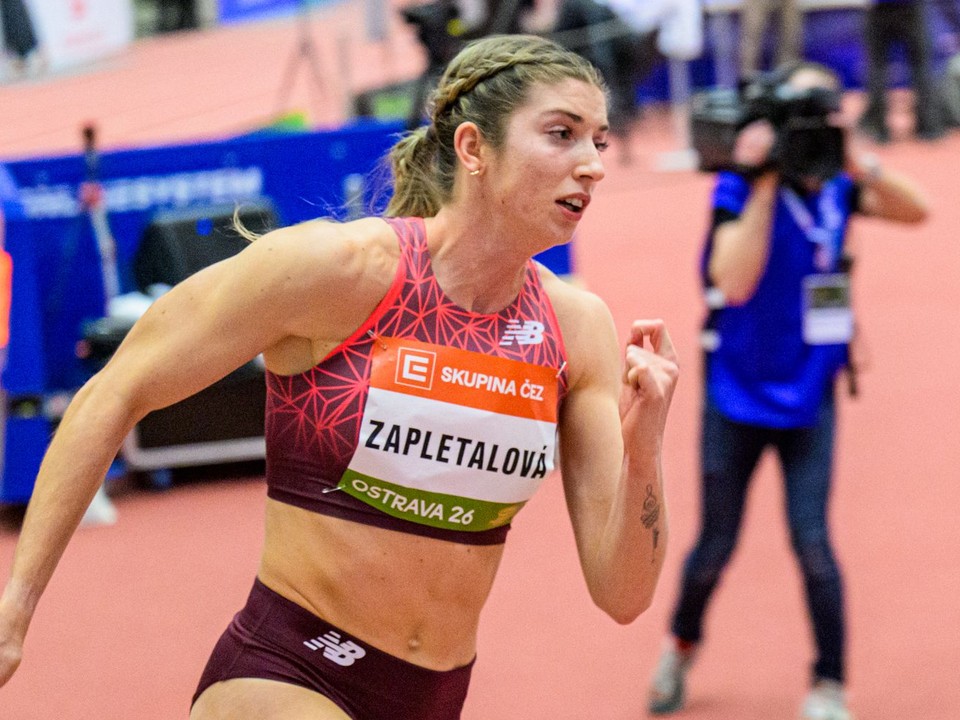 Slovenská reprezentantka Emma Zapletalová.