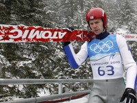 Janne Ahonen na ZOH 2010 vo Vancouveri.